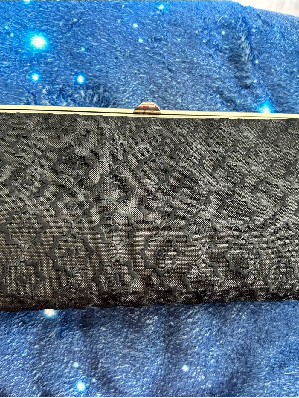 4/$100 Elegant Black Lace Clutch Wallet for Women